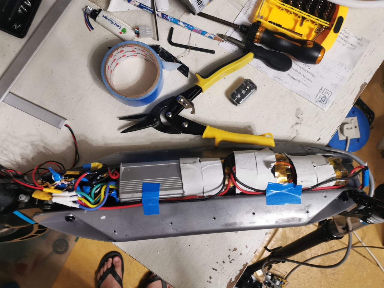 E-scooter conversion — project photograph 7
